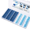 TICONN T Tap Wire Connectors, T Wire Quick Splice Connector, T Connectors for Wiring with Storage Case (Blue 80 Pcs) - style: Blue 80 Pcs