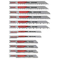 CRAFTSMAN Jigsaw Blades, U-Shank Set, 12-Piece (CMAJ2SET12) - style: U-Shank