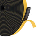 Thin Foam Seal Strip for Window & Small Gaps, Block Draft, 1/2x1/8in - color: Black, size: 1/2 In x 1/8 In x 16.5Ft