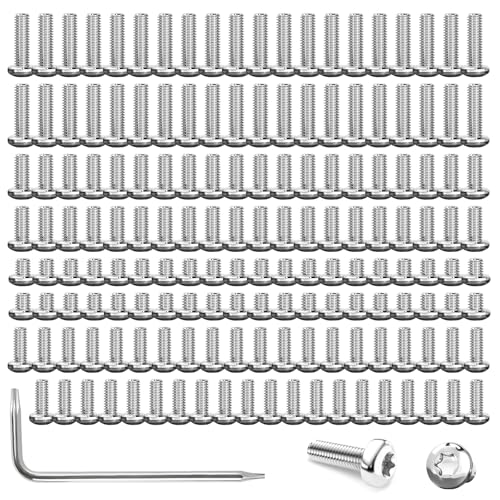 121 Pcs 304 Stainless Steel Pocket Blade Knife Handle Screws Assortment Set, M2, M2.5 Machine Screws, EDC Folding Hilt Fasteners, Knifemakers Rivets for DIY Repair