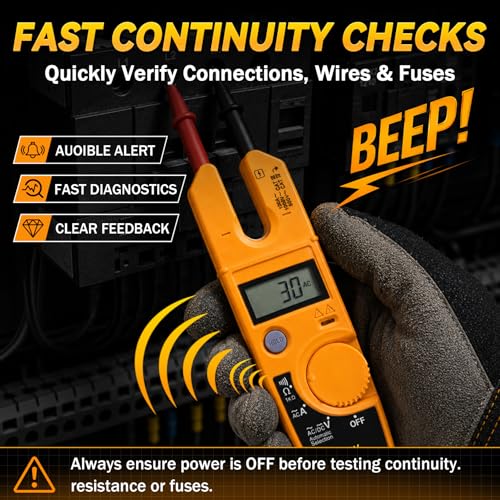 T5-1000 Electrical Tester Compatible with Fluke Meter, 1000V Voltage Tester - style: T5-1000
