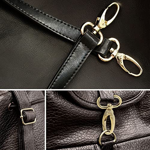 PECMER Purse Hardware for Bag Making 1 Inch D Ring 18 Pcs Gold Swivel Clasp Snap Hooks Slide Buckles for Strap Adjuster Dog Collar Making Supplies - color: Pale Gold-18 Pcs-1 Inch
