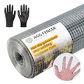 AggFencer Hardware Cloth 1/2 inch 48 x 100ft Chicken Wire Fence with Gloves - size: 1/2in 48in x 100ft+Gloves