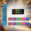allsun Christmas Light Tester and Fixer with 50 Bulbs & Battery Tester, Non-Contact Voltage Detector Pen for Holiday String Lights, Fuse Tester Gun, Christmas Tree Light Repair Tool Kit - style: Light Tester+50pcs Blubs+Battery Tester