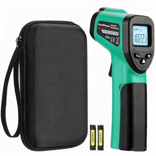 Infrared Thermometer Gun for Cooking, Digital IR Thermometer - color: Green