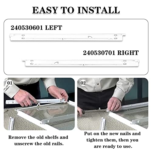240530601 (Left) & 240530701 (Right) Refrigerator Pan Hangers Replacement