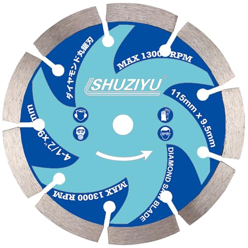 4-1/2" Diamond Saw Blade, Diamond Blade for Porcelain, Ceramic, Tile - size: 4-1/2" (115mm) Stone