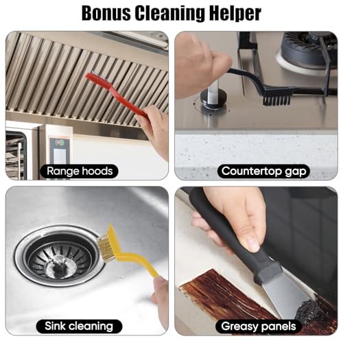 Tedmax 8Pack Crevice Cleaning Brush Set