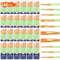 ESRICH 240PCS Paint Brushes, Paint Brush for Acrylic Painting - color: Green, size: 240