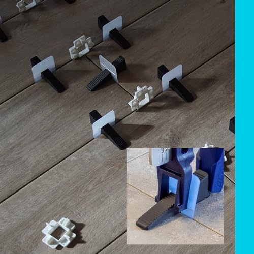 Peygran Tile Leveling System 1/32" (1MM): 300 Tile Leveling Clips for Lippage Free Tile and Stone Installation for PRO and DIY. The Most Precise and Reliable Product on The Market.