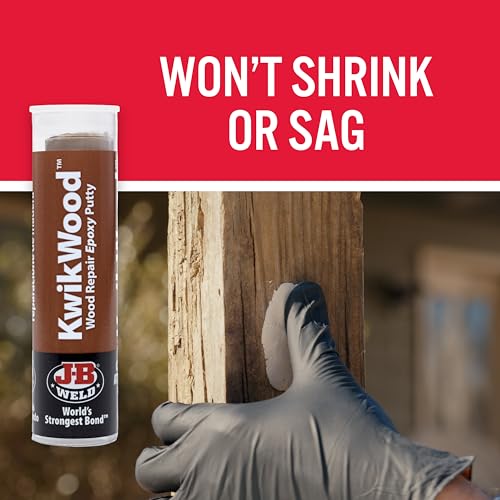 J-B Weld Tan KwikWood Wood Repair Epoxy Putty, 1 oz. Stick - size: 3.5 inch