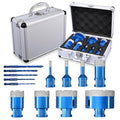 13 Pcs Diamond Core Hole Saw & Carbide Drill Bits Set 6-68 Mm M14 Threads