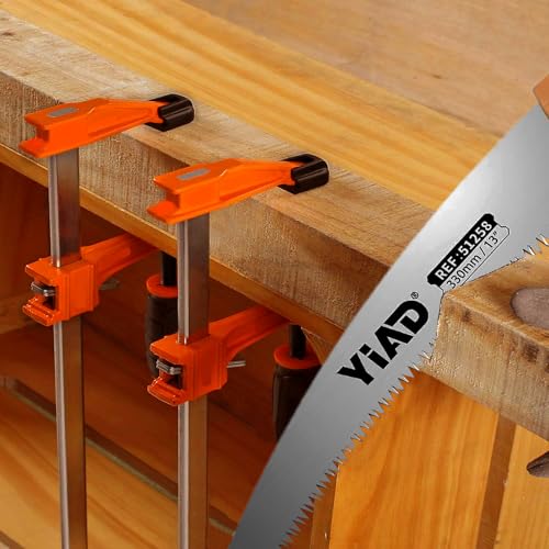 6 Inch F-Style Bar Clamps, 4-Pack, for Woodworking - color: Orange 4 Pack-6 Inch