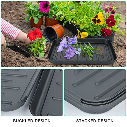 Square Boot Tray,Plastic Utility Shoe Mat Tray for Entryway Indoor Outdoor - size: Stripe