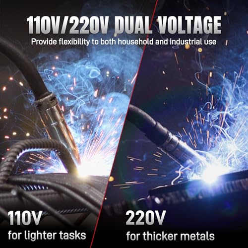 ANDELI Aluminum MIG Welder145A, 4-in-1,110V/220V - color: Red4