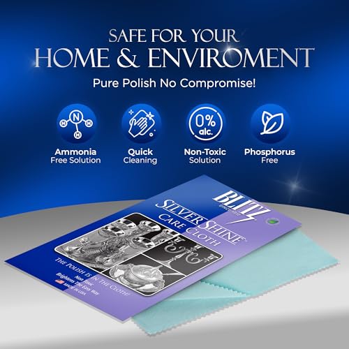 Blitz Silver Care Silver Polishing Cloth