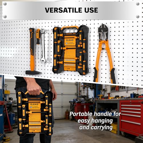 ELEAD 14-Piece T-handle Allen Wrench Set, Metric 2.5mm-10mm & SAE 1/8"-3/8" Portable Hex Key, Long Arm Allen Key Set with Storage Box for Basic Home Repair and Mechanical Maintenance - style: T-Handle Version