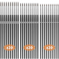 Tiny Detail Paint Brushes 60 Pcs Fine Paint Brushes Set with 3 Size #0#00#000 Liner Brush for Miniature 40k Model Crafts Watercolor Acrylics Oil