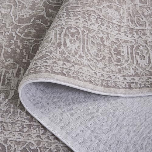 SAFAVIEH Reflection Accent Rug 2'3"x3', Beige & Cream RFT670A - color: Beige/Cream, size: 2'3" x 3' (Rectangular)
