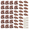 20 Set Drawer Guide Kit, Enhanced Commercial Slide Style Drawers for Kenlin Rite-Trak II 168, Vaughan Bassett, Legacy, Replacement Dresser Drawer Slides Repair Kit with Roller (20 Set) - style: 20 Set Drawer Guide Kit