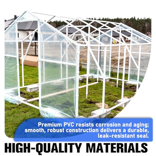 20 Pcs 3/4 Inch PVC Tee Fittings 3 Way - color: Tee, size: 3/4 Inch