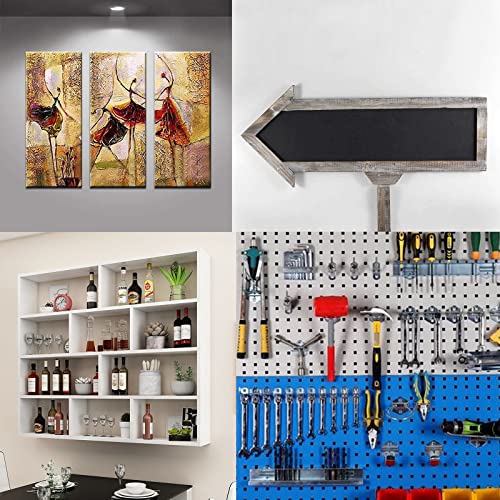 Z Clips 12" 2 Pack - French Cleat Picture Hanger Heavy Duty - Wall Mirror Mounting Bracket - Flush Mount Hanging Kit for Shelf, Painting, Frames, Cabinet, Soundbar, Whiteboard or Headboard - 80 lb - size: 12" 2 Pairs, style: Thick