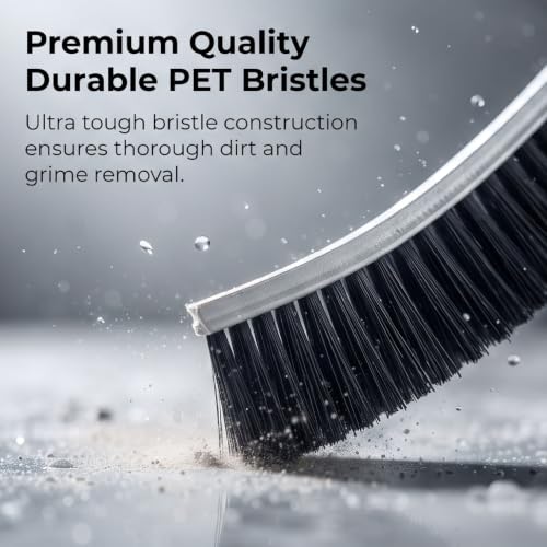 Crevice Cleaning Brush Set, 6 Pack Hard Bristle Detail Brushes for Tight Spaces, Bathroom Tile Grout, Sink, Car Vent - Versatile Gap Cleaning Tool