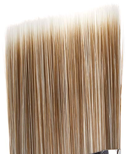 Pro Grade Paint Brush Set - 6-Pack - 2" Angle Brushes for All Latex and Oil Paints & Stains - Home Improvement - Interior & Exterior Use - size: 3Ea H 2A (Pack of 2)