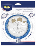 Helix - Angle and Circle Maker - 360 Degrees - Assorted - 6 inch / 15 cm