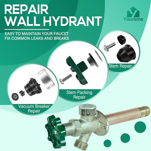 C-144KT-807 Complete Wall Hydrant Faucet Service Repair Kit for C-144 C-244 Series Wall Hydrant Anti-Siphon Freezeless Faucet Repair Kit