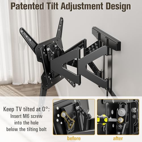 Mounting Dream Ultra Slim TV Wall Mount for 26-75” TVS Full Motion TV Mount - size: 26"-75" TV