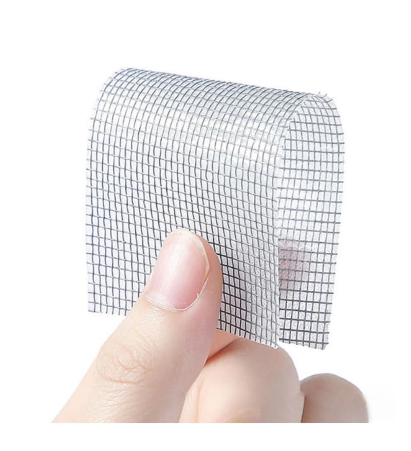 Window Screen Repair Kit Tape Repair Kit for Window Screen and Screen Door Strong Adhesive Window Screen Mesh Repair Waterproof Screen Repair Kit（2 in × 6.56ft） Grey