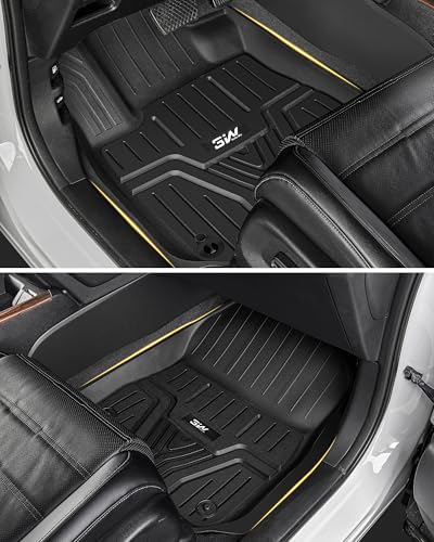 3W Floor Mats & Seat Back Mat & Cargo Liner Fit for Honda Pilot 2023-2026