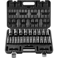 VEVOR Impact Socket Set, 26pcs x 1/2inch Metric 10mm-36mm Impact Sockets, 6-Point Deep Socket Rugged Construction High-torque, Cr-V 1/2 Inches Drive Socket Set Impact with a Storage Cage - size: 1/2" 26PCS