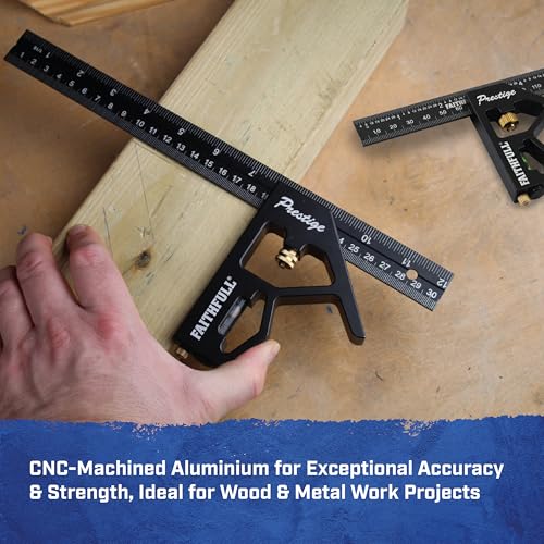 Prestige Combination Square Twin Pack 150mm (6in) & 300mm (12in)