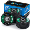 S SATC Flap Discs 120 Grit Grinding Wheel 4.5" x 7/8" Angle Grinder Sanding Disc Abrasive Grinding Disc Type 29（20 Pack） - style: 120 Grit