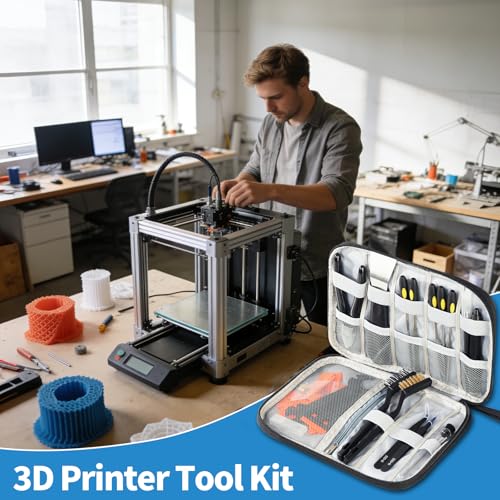 46 Pcs 3D Printer Tools Set with Storage Bag, 3D Printing Tool Kit