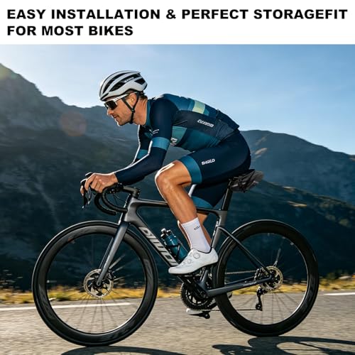 Bike Repair Kit Bike Tool Kit Saddle Bag Tool Set 15 in 1 - color: Black
