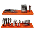 Free Zone Bit Organizer Set, 316-Hole 1/4" Hex Bit Toolbox Storage - color: Orange