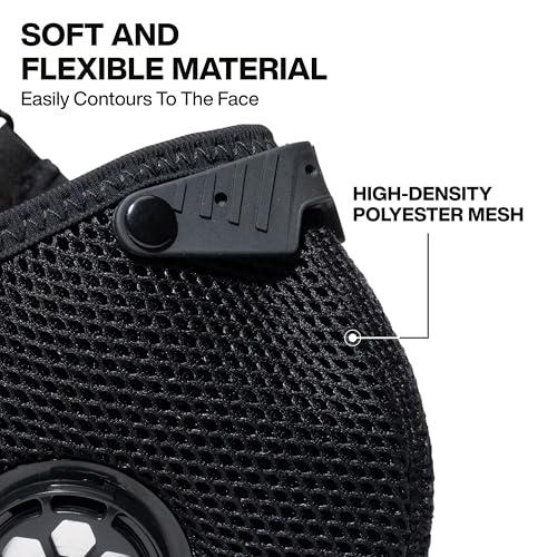 Klein Tools 60506 N95 Reusable Face Mask with Replaceable Filter, NIOSH Approved, Adjustable Head Straps, Hand Washable, Anti-Fogging