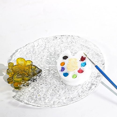 Sketching Board Clip Resin Mold Paint Pallet Silicone Mold Crystal Epoxy Mold for Painting Tray Palette Mold