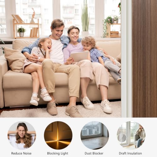 19.6 Ft V Shape Weather Stripping Door Seal Window Insulation Strip - size: 1 Pack*19.6 Ft