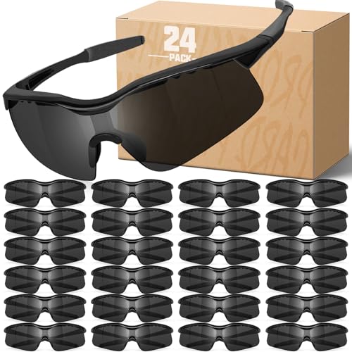 OXG Safety Glasses for Men Women, ANSI Z87 UV Protection Protective Eyewear - color: 24p-grey