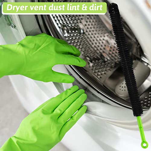 Sewer Drain Brush, Drain Clog Remover, 17inch Flexible Long Pipe Snake Hair Clogs Catcher Cleaner Tool for Toilet, Kitchen Sink, Sewer Drain, Bathroom Tub - color: Black Hair 17inch