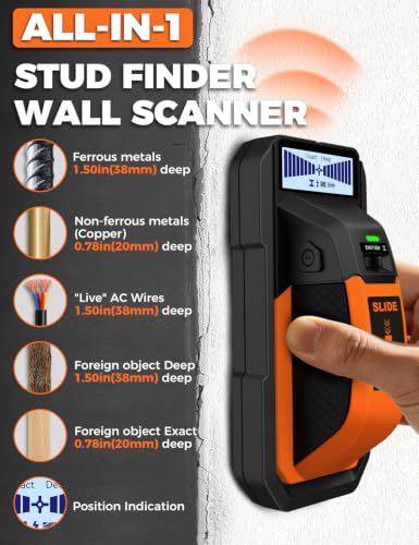 All in one POROMETISTO DSF05 Stud Finder Wall Scanner