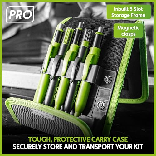 Tracer Pro Aluminum 5pc Construction Pencil Mechanical Carpenter Pencils - style: 3pc Full Set