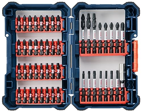 BOSCH SDMS48 48-Piece Assorted Impact Tough Screwdriving Custom Case System Set for Screwdriving Applications - size: 48-Piece Set, style: Screwdriving