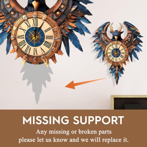 3D Wooden Puzzles for Adults-Thunderbird Clock Puzzle-Adult Crafts - color: Thunderbird Clock