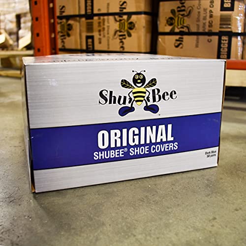 ShuBee Original Disposable, Extra-Large Boot and Shoe Covers, Thicker & Stronger, Durable Protection for Floors - 50 Pairs - color: Dark Green