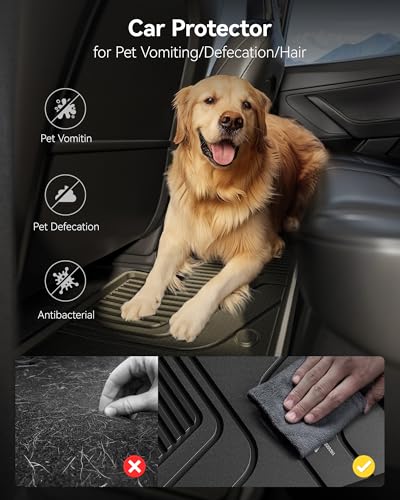 3W Floor Mats & Seat Back Mat & Cargo Liner Fit for Honda Pilot 2023-2026